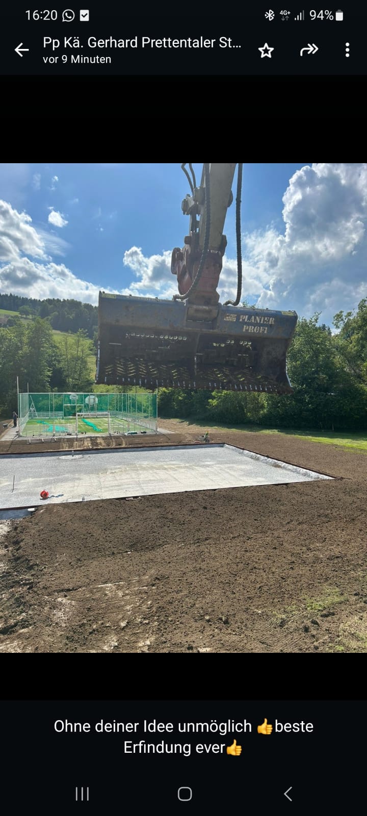 Referenz: Planier Profi im Einsatz